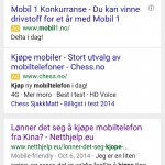 Mobilvennlige sider i Google