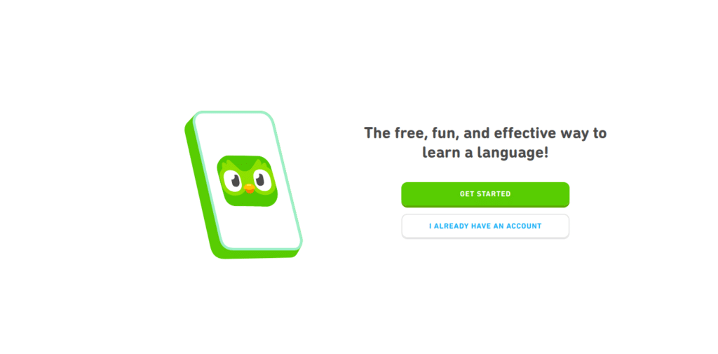 Duolingo forside